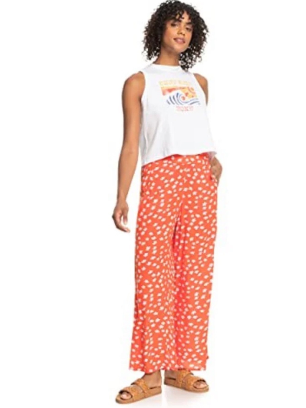 ROXY MIDNIGHT AVENUE WIDE LEG PANTS